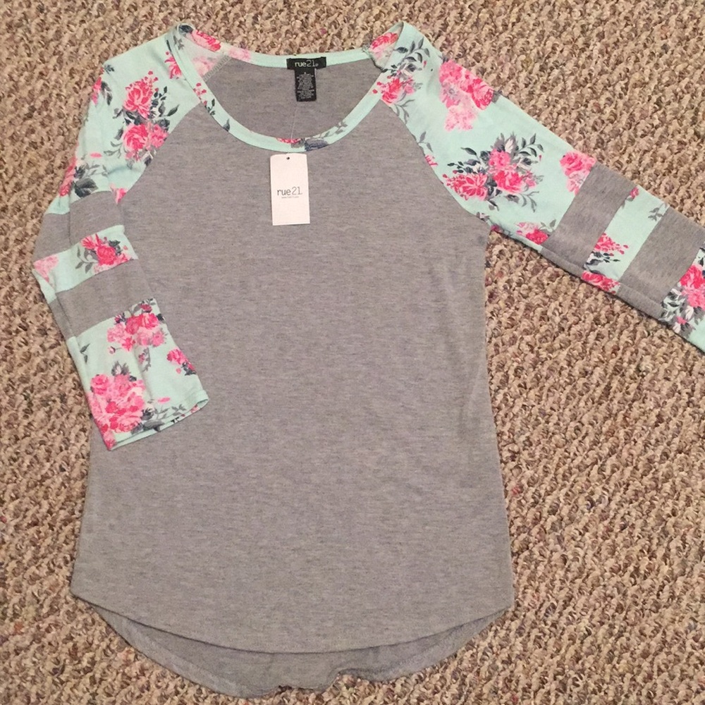 Rue 21 shirt 3/4 sleeve-S